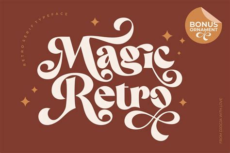 Embrace the Magic: Incorporating Retro Fonts into Modern Design